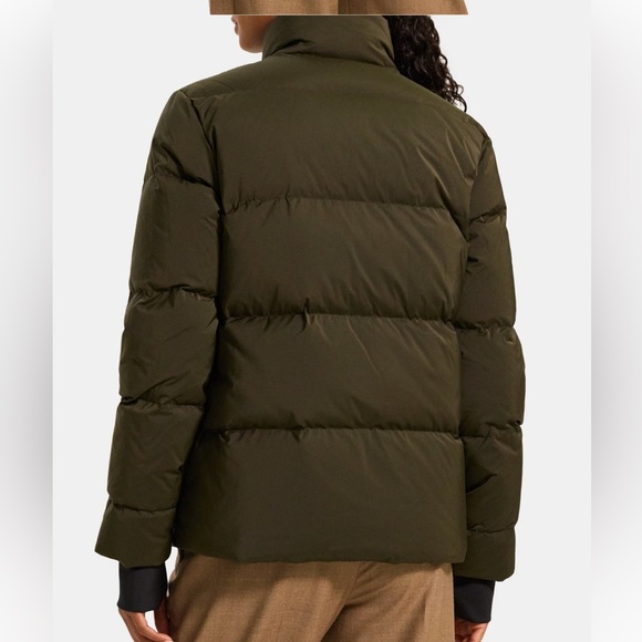 Theory Stand puffer deep Navy city Poly jacket - Picture 11 of 12